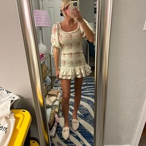 70F/21C Floral Smocked Dress